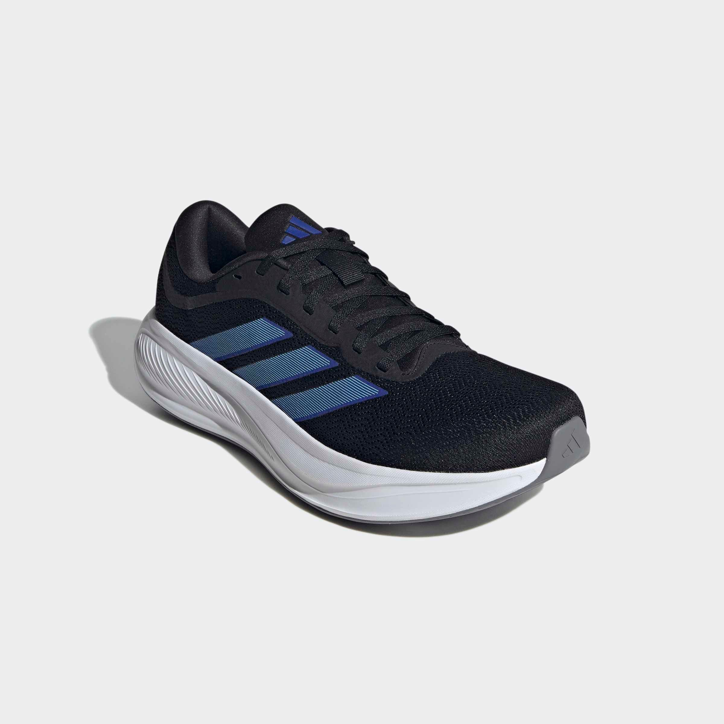 Laufschuh ADIDAS PERFORMANCE "RESPONSE RUNNER 2", Damen, Gr. 47, core schwarz, lucid blau, flash aqua, Synthetik, Textil, Schuhe Laufschuh