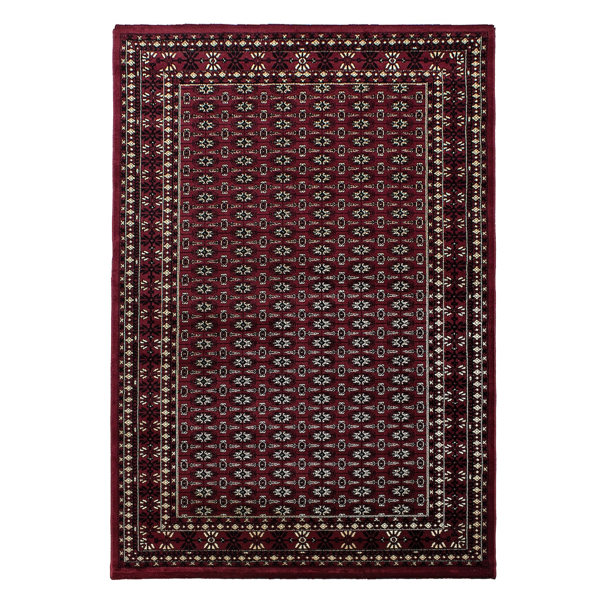 Orientteppich Kurzflor klassisch Polypropylen Wohnzimmer Rot Rechteckig 300x400 | Kadima Design Image