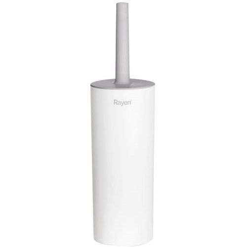 balai brosse wc avec couvercle blanc