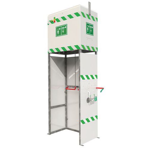 Douche Et Laveur D'yeux Combiné A Reservoir (chauffée) 350l - Justrite