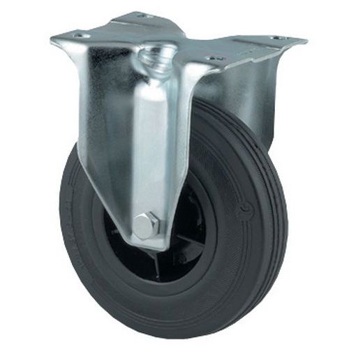 Roulette Fixe En Caoutchouc H Ht:240 Mm Force:205 Kg - Tente