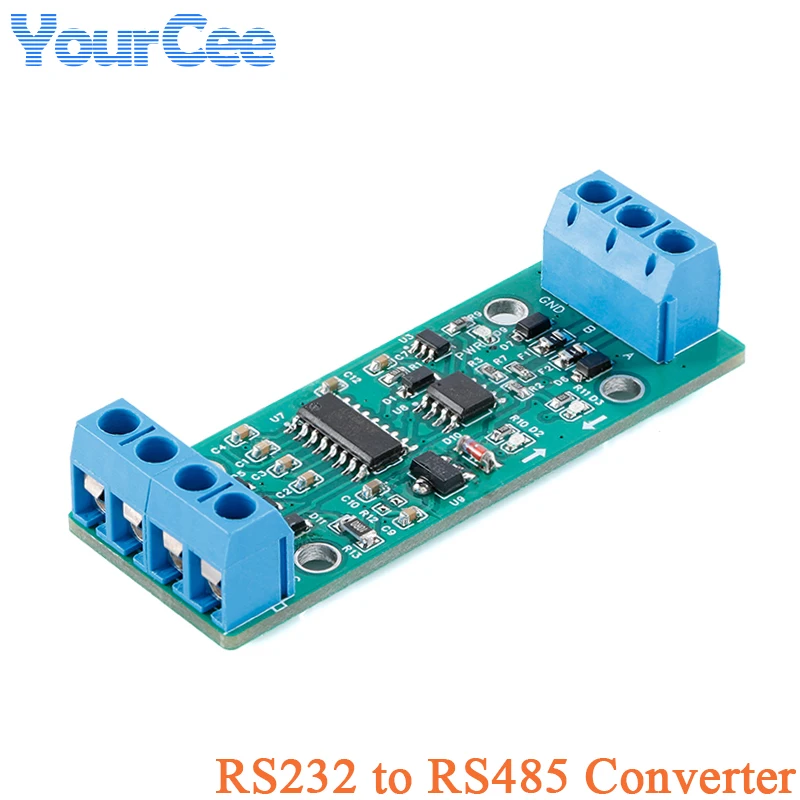 2 stücke/1 stück RS232 zu RS485 Bidirektionale Konverter Ebene Kommunikation Protokoll Serial Port Conversion Board Modul Image