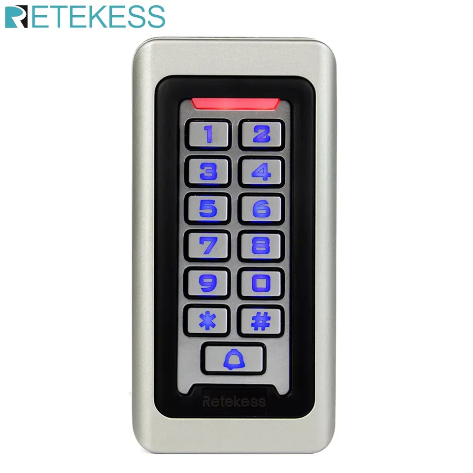 Retekess T-AC03 rfid Tür zugangs kontroll system ip68 wasserdichte Tastatur Proximity Card Standalone mit 2000 Benutzern Image