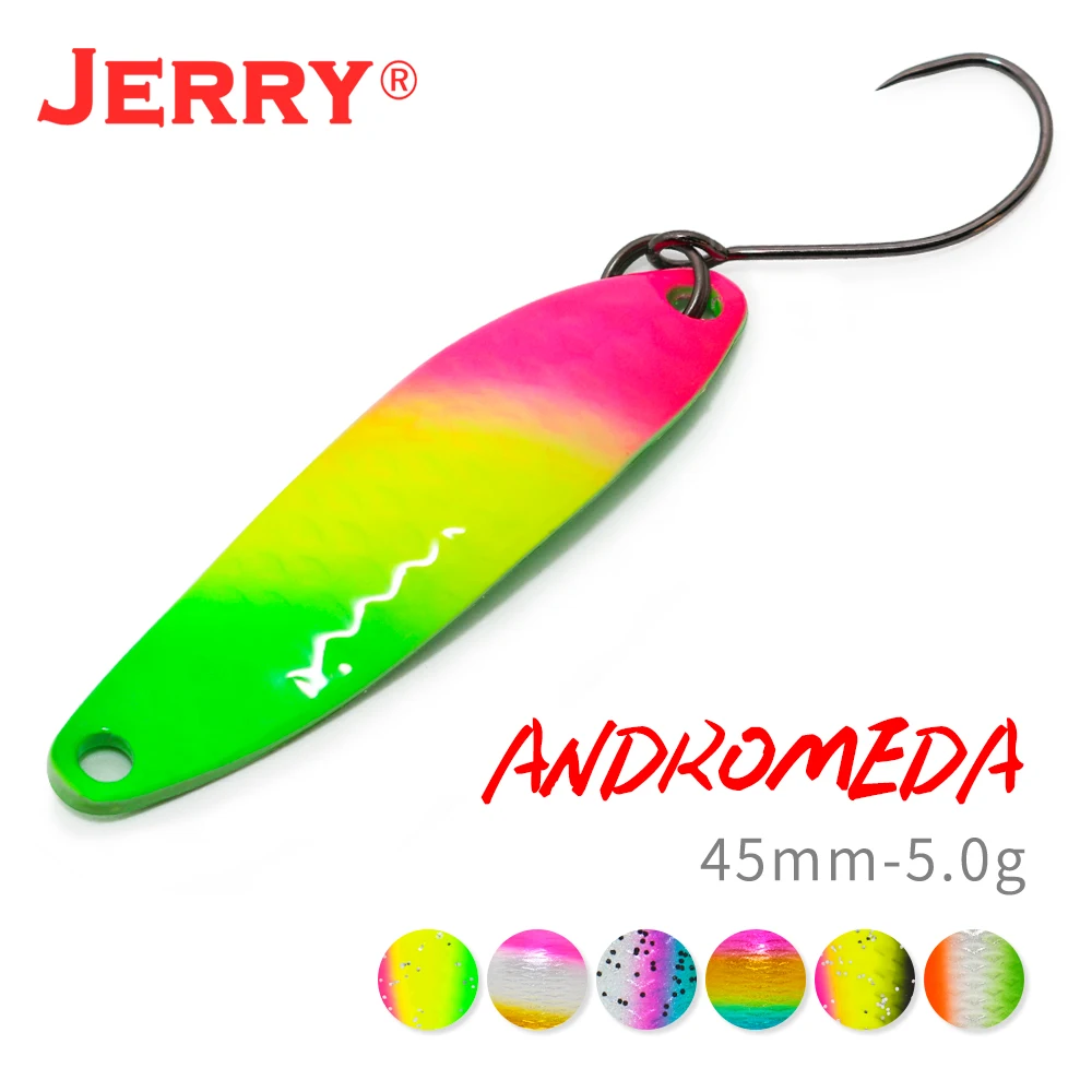 Jerry 5g Micro Trout Metall-Spinnköder, künstlicher Glitzer-Wurmköder, Hartköder für Seen, Bäche und Flüsse Image