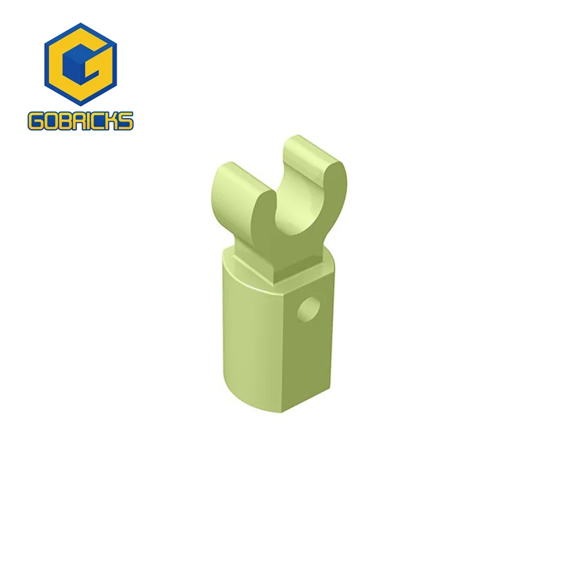 Gobricks 10 Stück MOC DIY Ziegelstangenhalter mit Clip, kompatibel mit 11090 Spielzeugen, baut Bausteine, technische Teile, Spielzeug zusammen Image