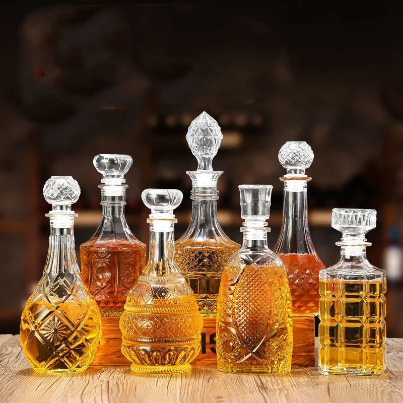 800ML neuheit blei-freies whiskey decanter party barware whisky glas flasche für Schnaps Scotch Bourbon Image