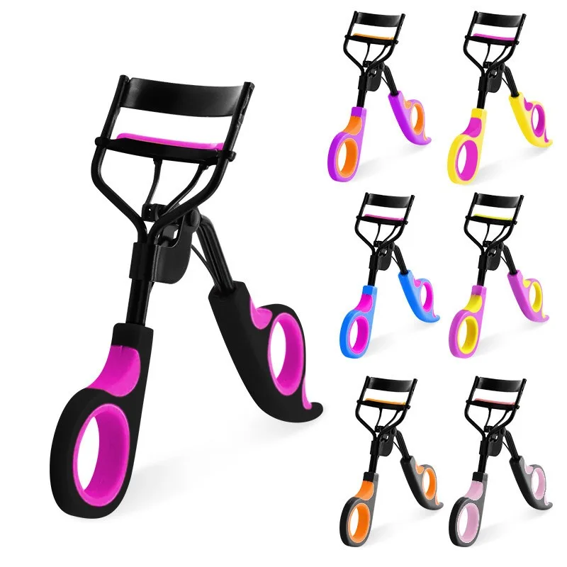 Frau Wimpernzange mit Kamm Pinzette für falsche Wimpern Kosmetik Clip Lash Curler Lash Lift Schönheit Mehrfarbige Make-up-Tools