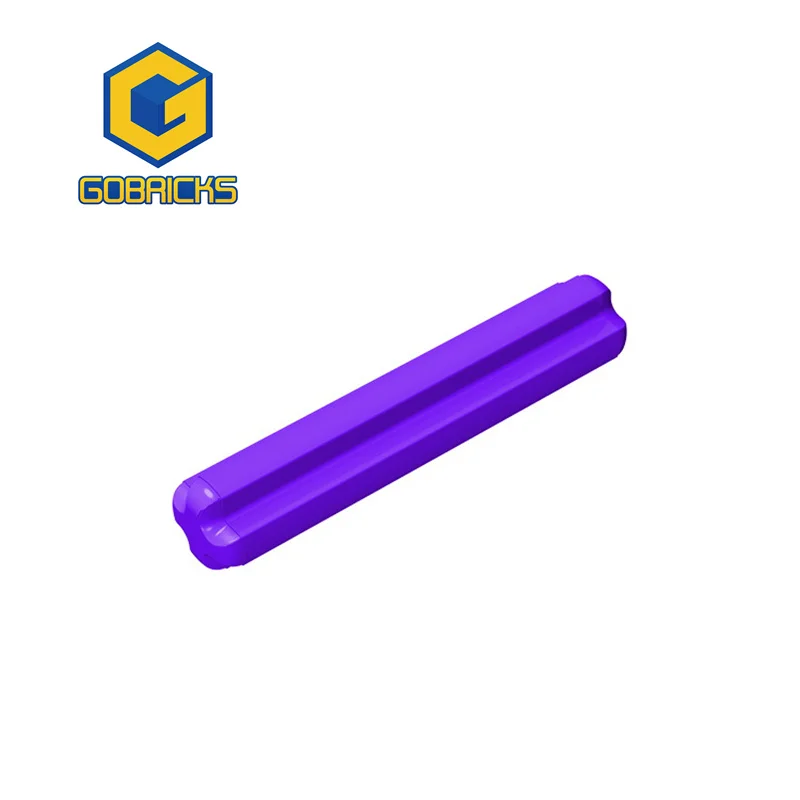 Gobricks 10 Stück kompatible MOC Ziegelteile 4519 High-Tech-Achse 3L Baustein Partikel DIY Assmble Kind Puzzle Gehirn Spielzeug Geschenk Image