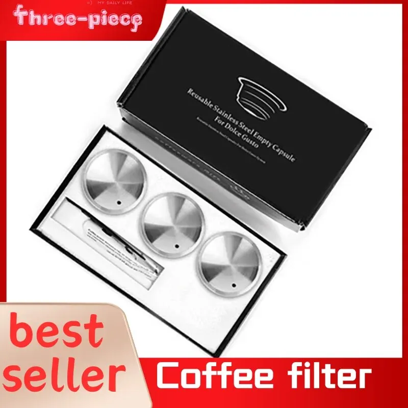 Edelstahl-Hardware-Kaffee kapsel filter, wieder verwendbarer Filter becher, kompatibel mit Dolce-Nestle-Kaffee kapsel schalen Image