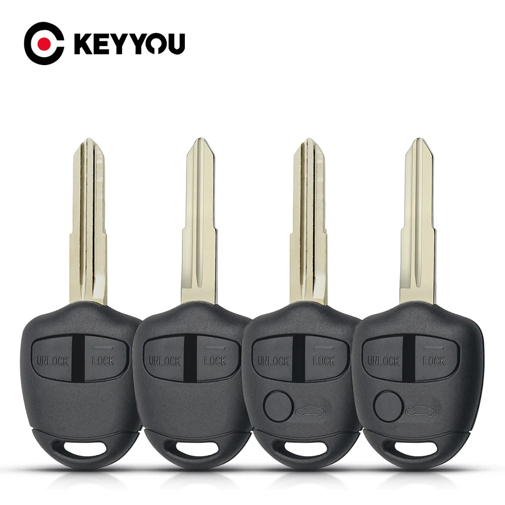 Keyyou 10 teile/los für mitsubishi pajero sport outlander grandis asx mit11/mit8 klinge autos chl üssel fall Image