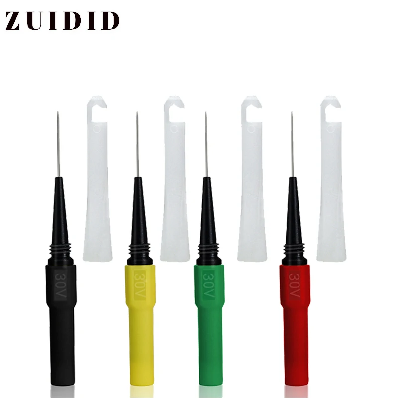 Sonde Multimeter Fahrzeug Erkennung Zerstörungsfreie Isolierung Punktion Sonde Spitze 2022 Neueste 30 V Gewinde Design Kostenloser Versand Image