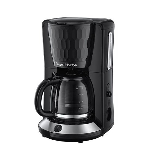 Russell Hobbs Honeycomb Black Coffee Maker, Filterkaffeemaschine, 1,2 l 1 Stück