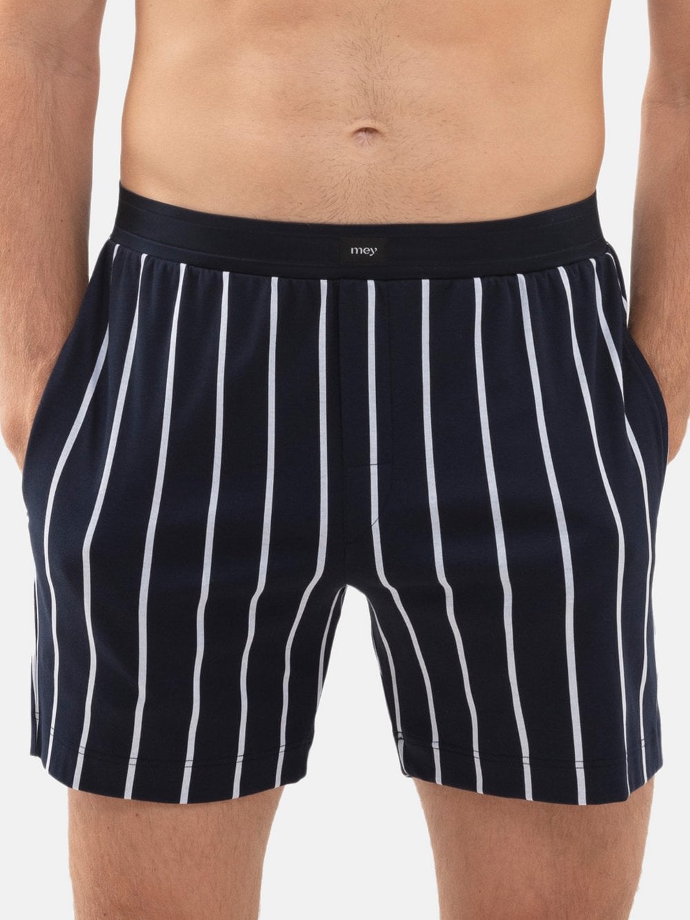 Mey Schlafanzug Hose Herren blau, M Image