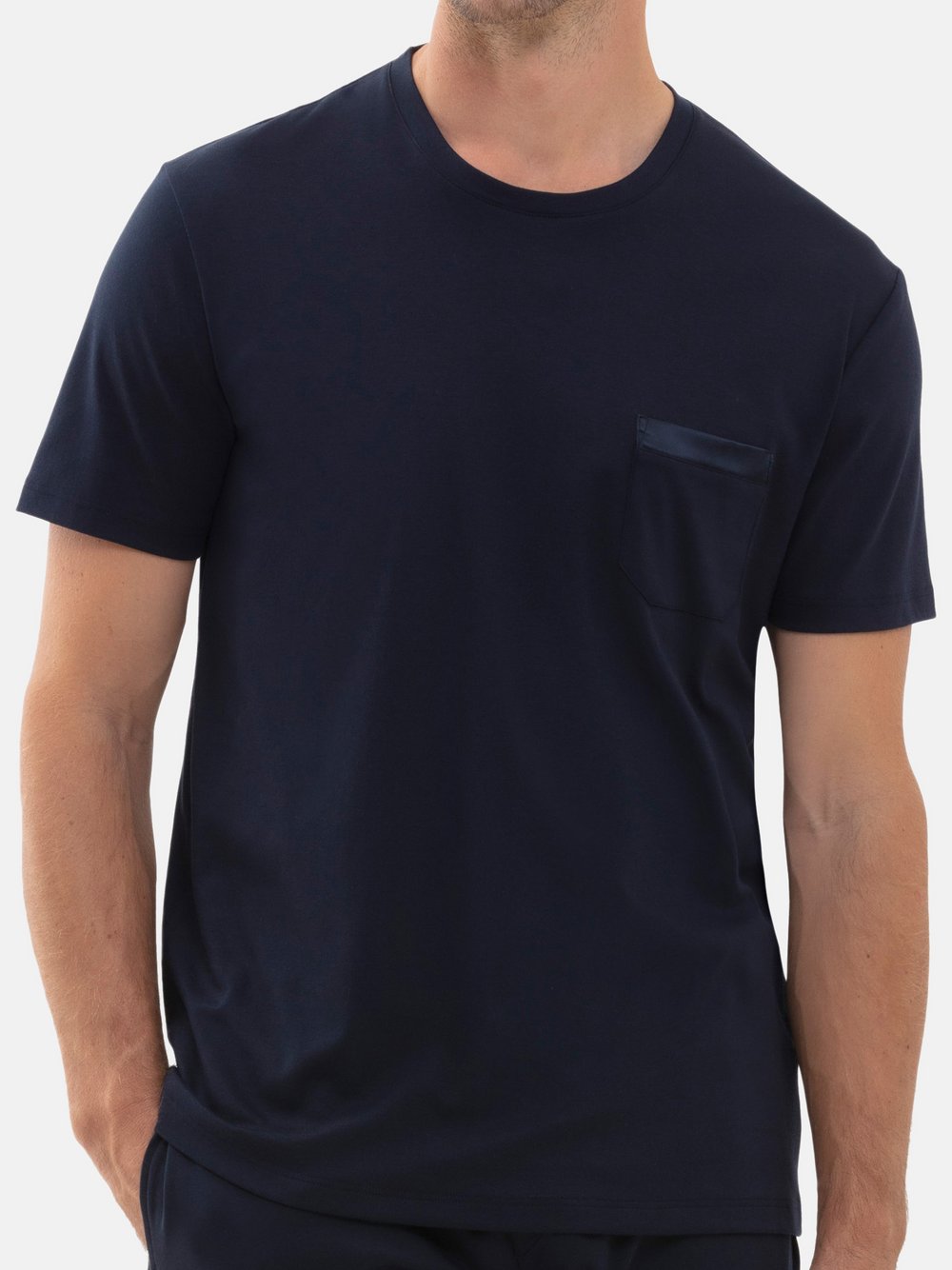 Mey Schlafanzug Oberteil Herren blau, XXL Image