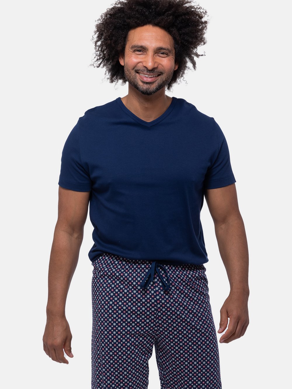 Mey Schlafanzug Herren marine, S Image