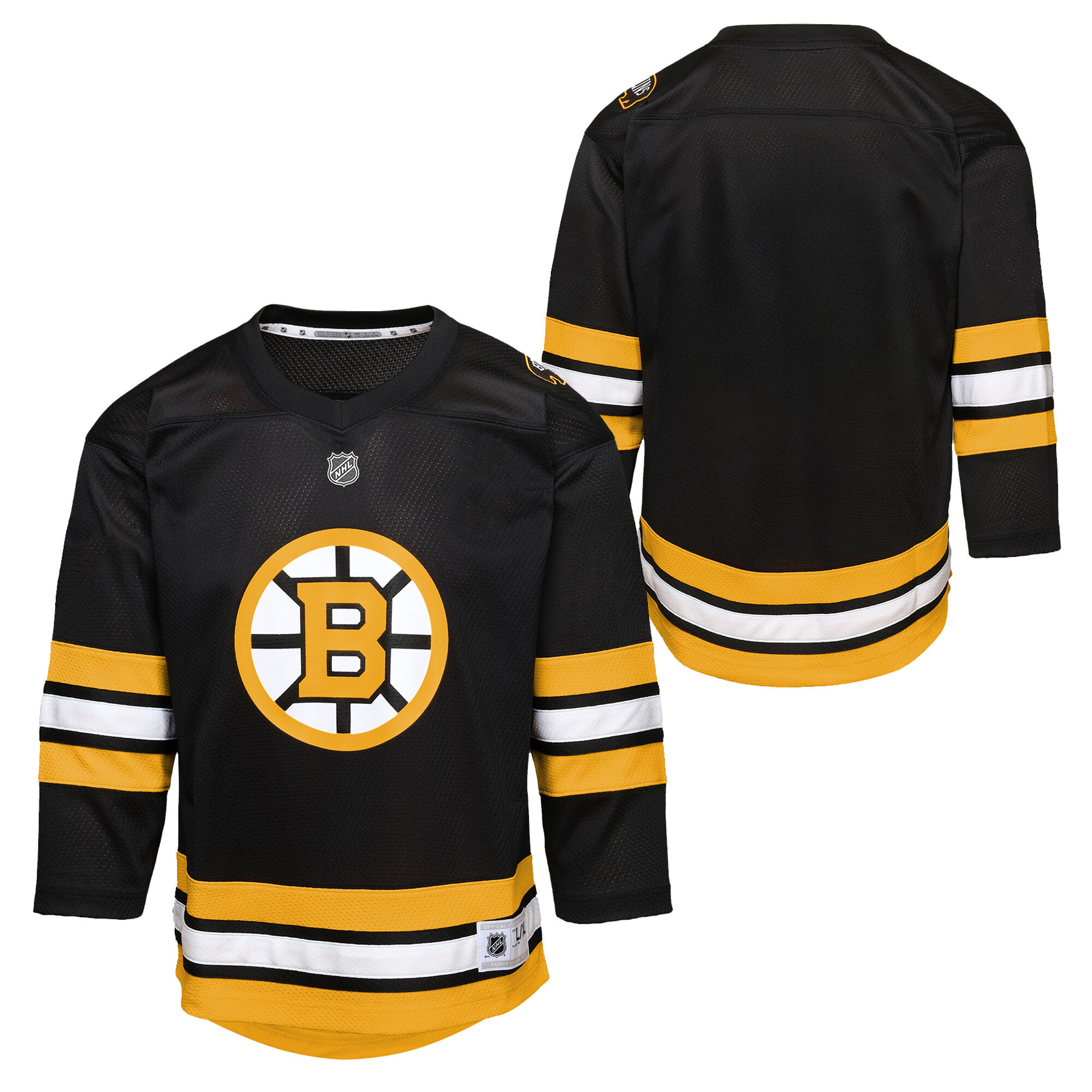 "Boston Bruins Fanatics Replica Heimtrikot - Schwarz - Baby"