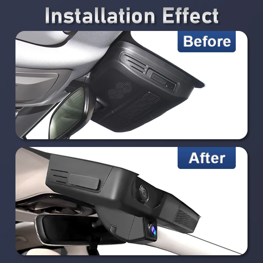 Für Chery Tiggo 7Plus Tiggo 8Pro Deluxe 2022-2026, 4K Dash Cam Vorne und Hinten Auto DVR Kamera Plug und Play Wifi Video Recorder Image