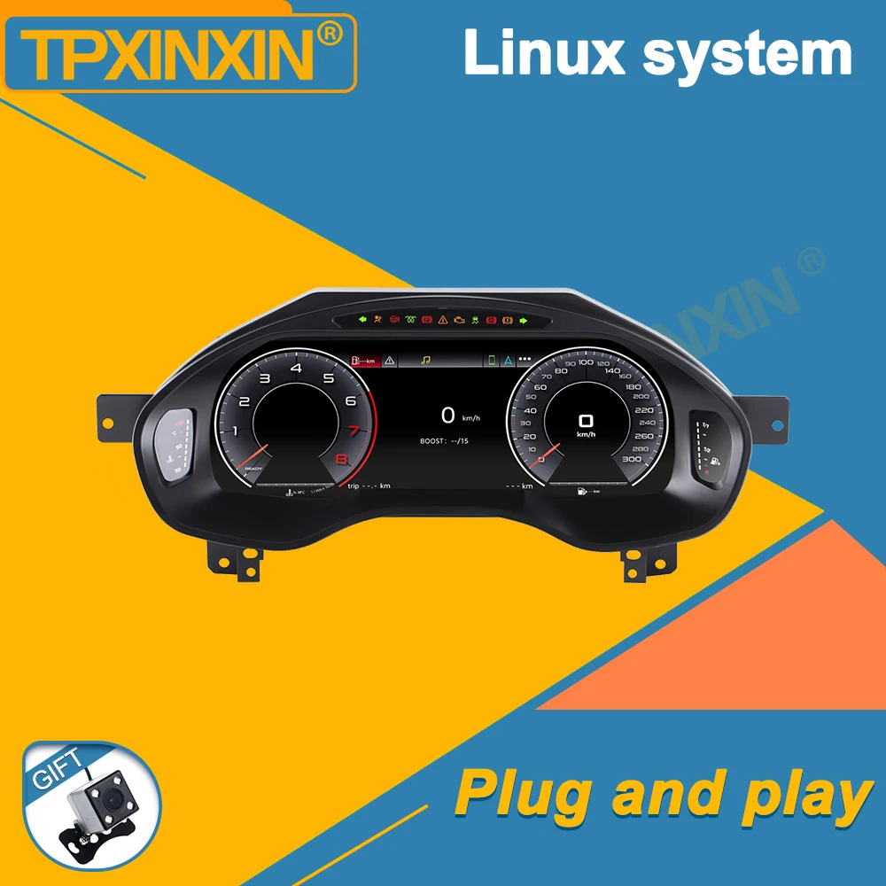 Für Audi A6 S6 A7 S7 2012-2018 Digital Cluster Auto LCD Dashboard Panel Virtuelle Cockpit Instrument Tacho bildschirm Image