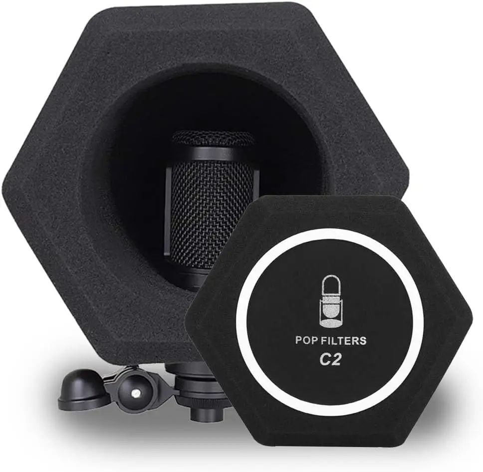 Mikrofon-Pop-Filter-Windschutz für Schallplatten studios Image