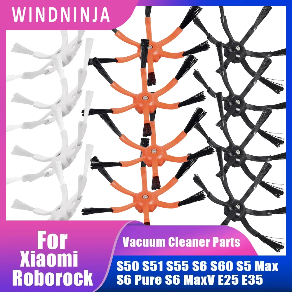 Seitenbürste für Xiaomi 1s Roboter-Staubsauger Roborock S50 S51 S5 Staubsauger S55 S6 S60 S6 Pure S6 MaxV S5 Max E25 E35 Zubehör Image