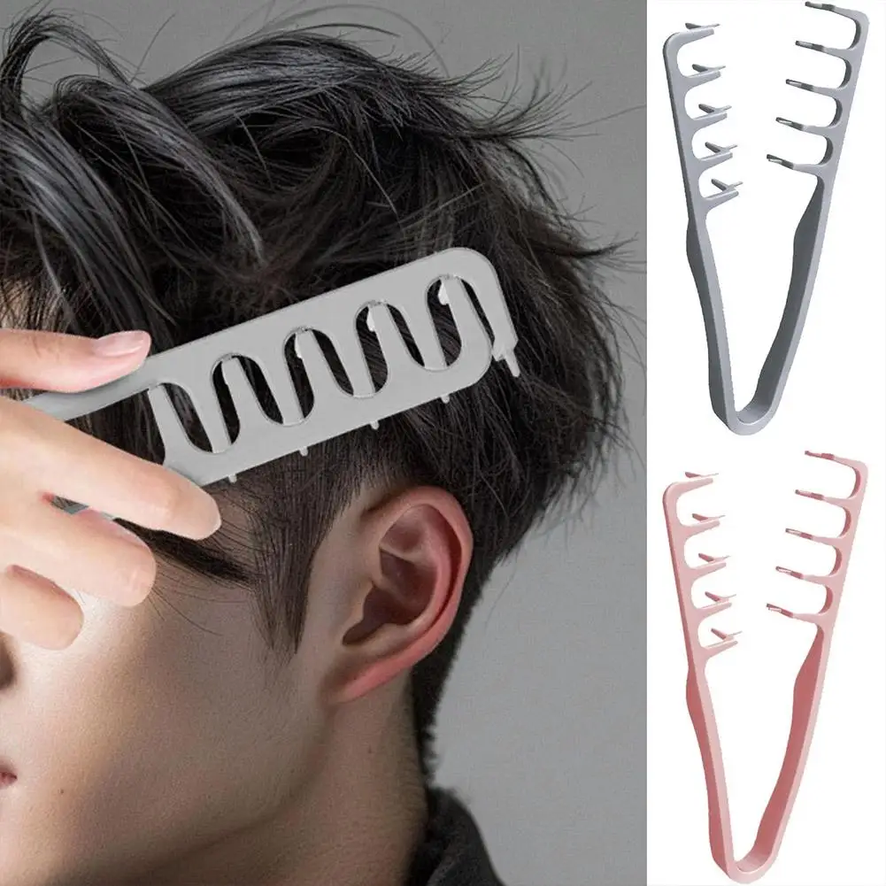 Volumengebender Haarstyling-Kamm mit breiter Zahnung, Lockenwerkzeuge, flauschige Textur für Männer, ideal für alle Haartypen, Haarstyling-Werkzeuge ﻿ Image