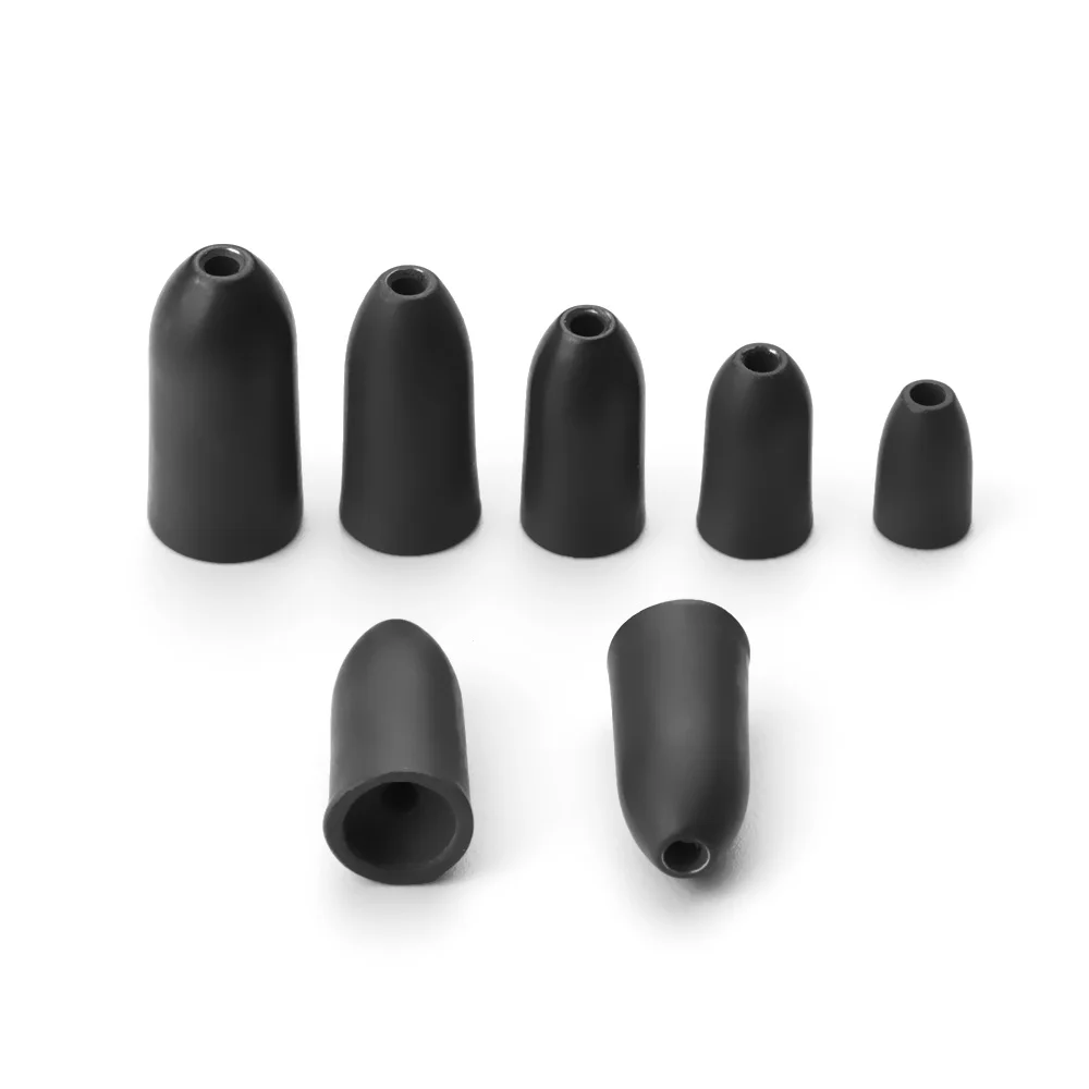 5 teile/satz Wolfram Angel platine 1,7g/3,5g/5,3g/7g Kugelform Angel gewicht für Texas Rig Köder Blei fallen Angel zubehör Image