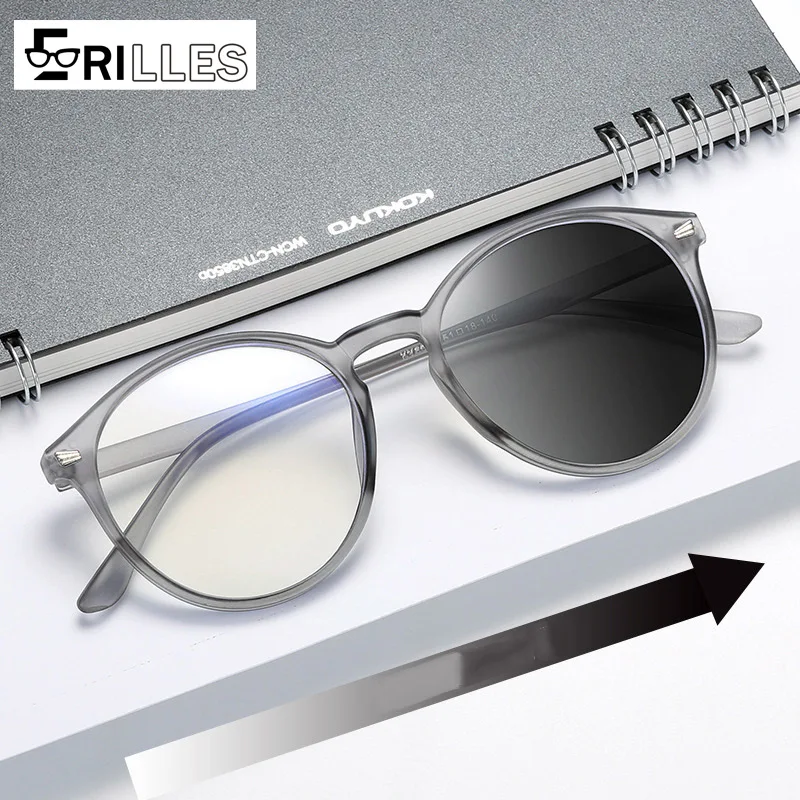 TR90 Blaulicht-blockierende Brille, Anti-Augen-Computerbrille, ultraleichter Vollformat, für Männer und Frauen, Zero Power Image
