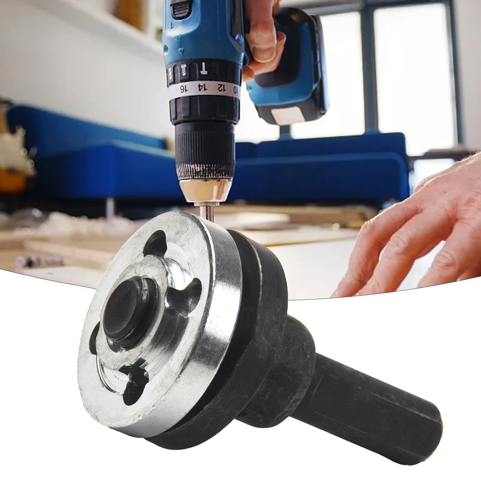 Kit convertitore adattatore smerigliatrice angolare variabile per trapano elettrico fai-da-te da 10 mm Set da 3 pezzi per smerigliatrice angolare da trapano elettrico