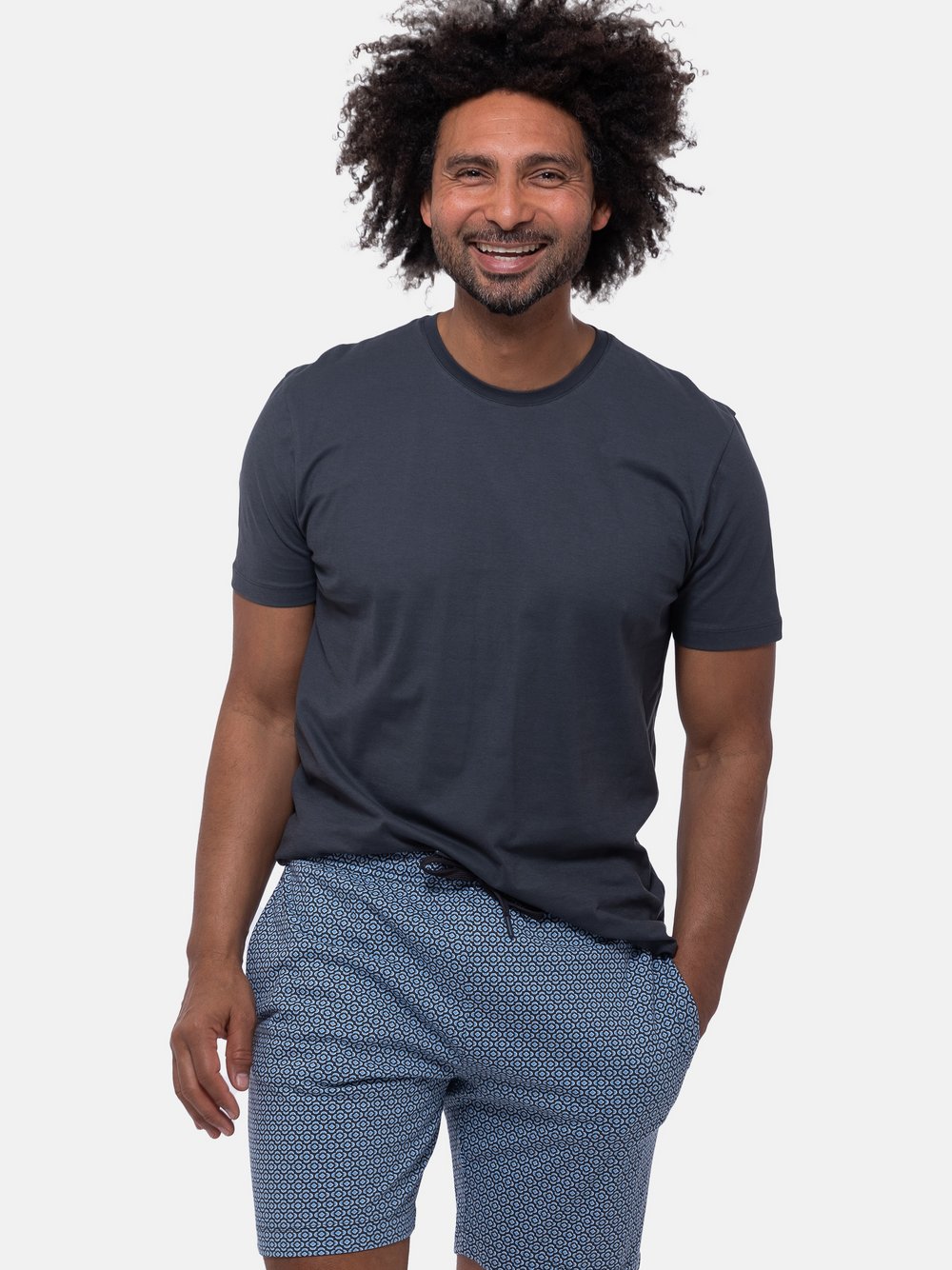 Mey Schlafanzug Herren grau, L Image