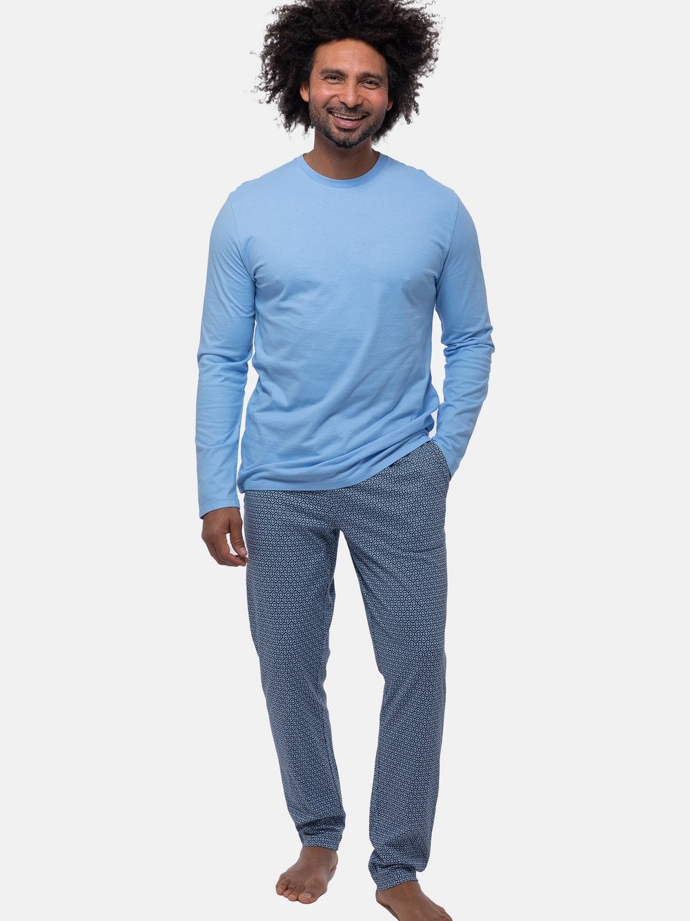 Mey Schlafanzug Herren blau, XXL Image