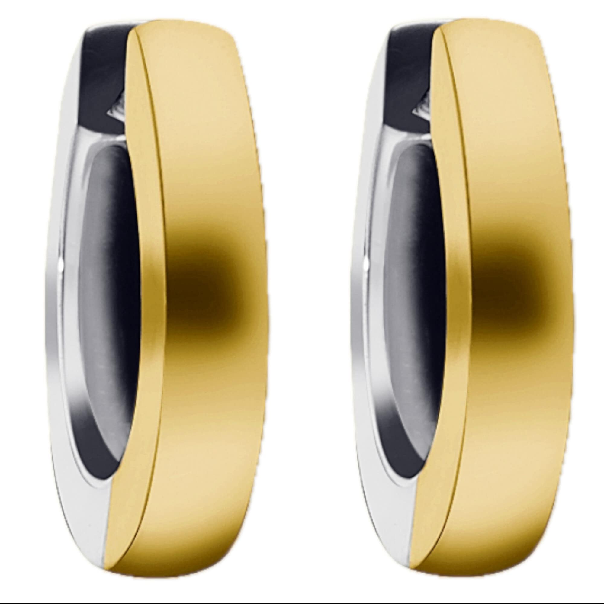 Paar Creolen ONE ELEMENT "Ohrringe Creolen aus 585 Gelbgold Ø 12,0 x 2,0 mm", silber, Ohrringe, Damen, Damen, Gelbgold 585 Gold, Gelbgold 585, Gold, Harmonisch gestaltet – ruhiges Design mit feinem Ausdruck