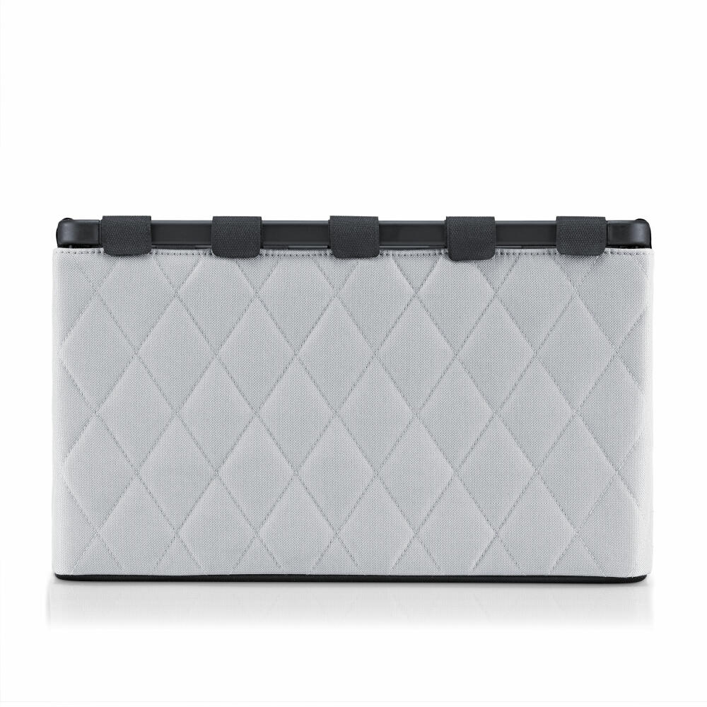 Reisenthel Accessoires GmbH & Co. KG reisenthel framebox L, Aufbewahrungsbox, Recycling-Polyestergewebe, Frame Rhombus Light Grey, 27 L, XH7062 Image
