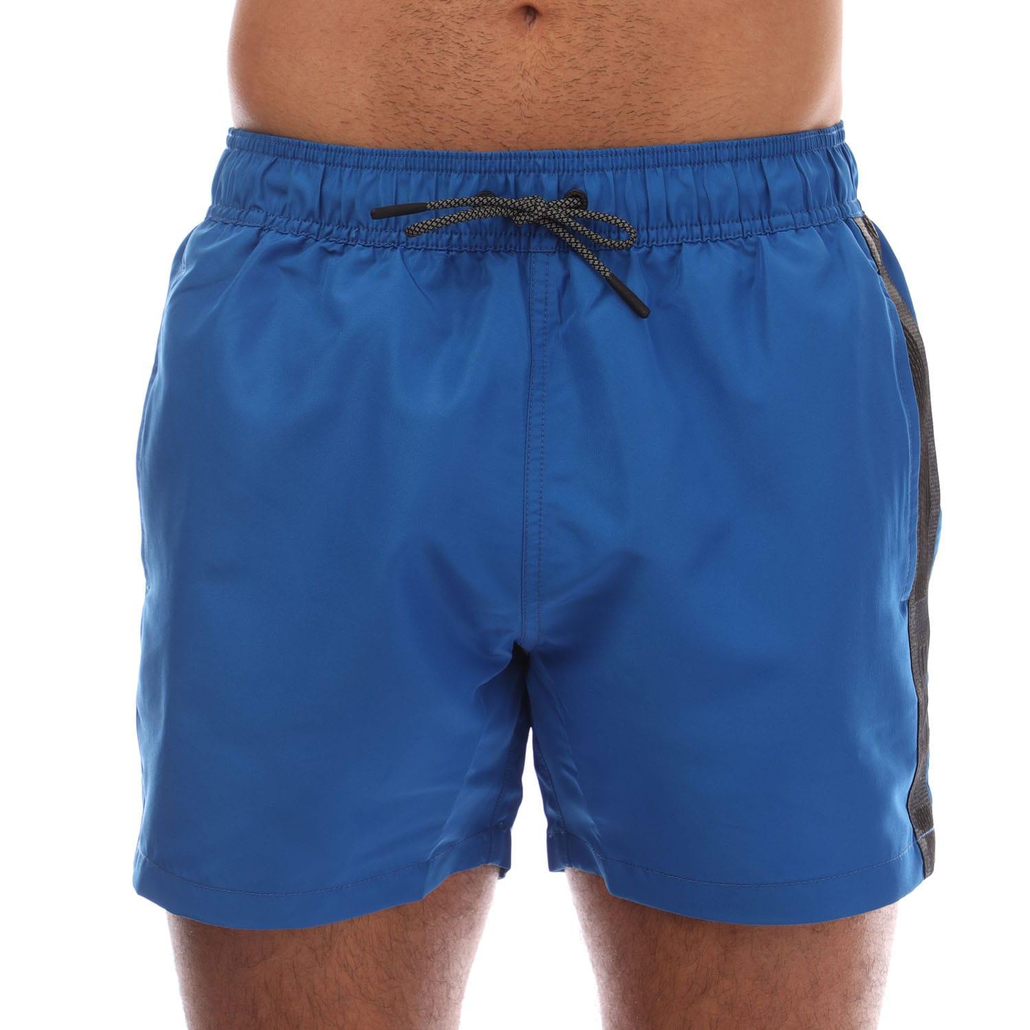 Emporio Armani - verklebt Badeshorts für Herren (Blau) Image