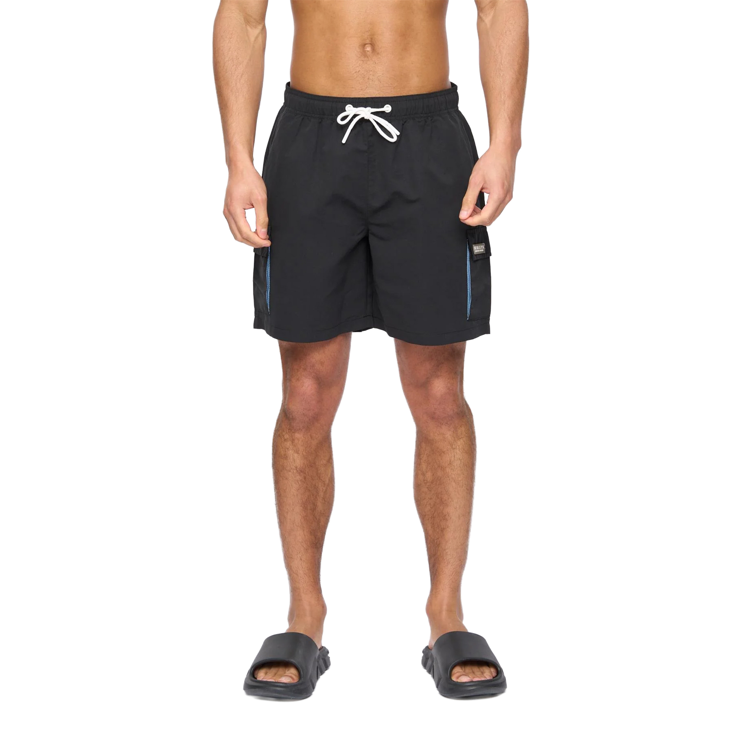 Henleys - "Henulty" Badeshorts für Herren (Schwarz) Image