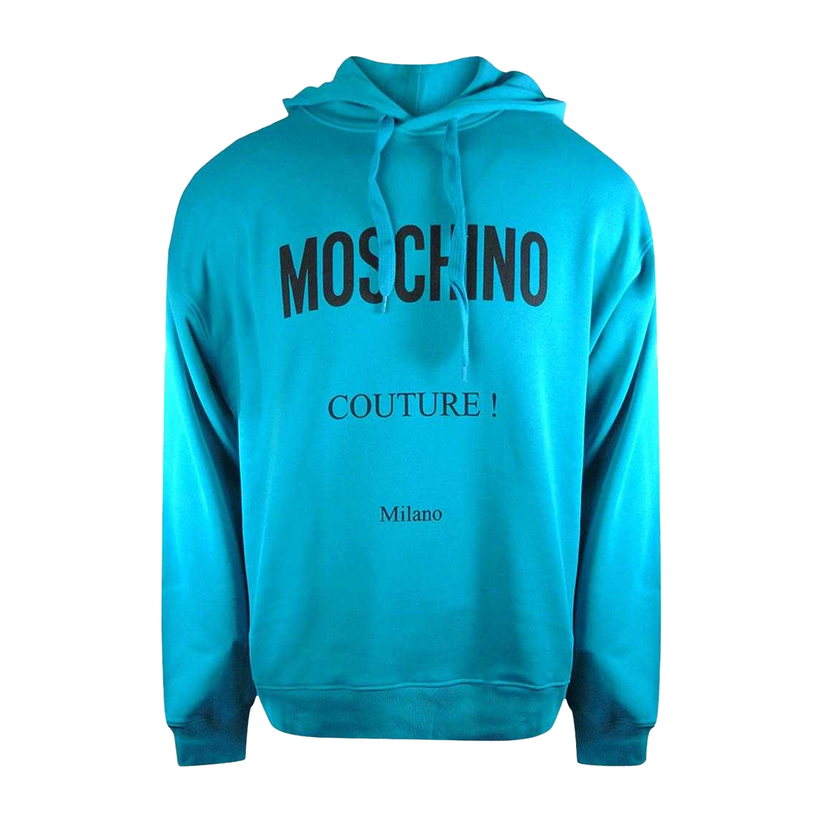 Moschino - "Couture" Kapuzenpullover für Herren (Türkis) Image