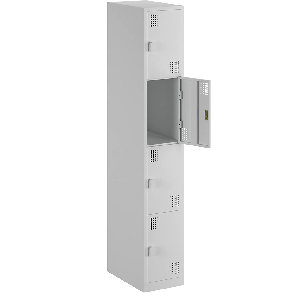 Vestiaire à 4 casiers Alvina eurokraft basic