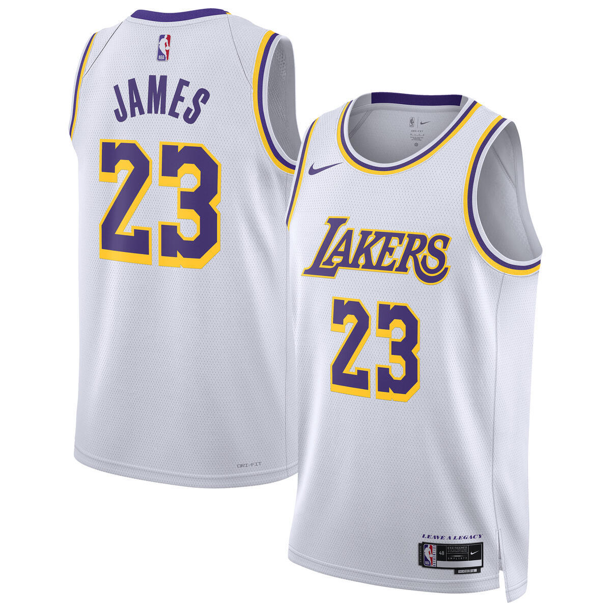 Los Angeles Lakers Nike Association Swingman Trikot – Lebron James – Unisex Image
