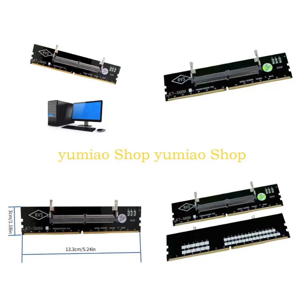 587B Speichertester DDR5 -Laptop Desktop So DDR5 UDIMM Speicher -Testplatine Image