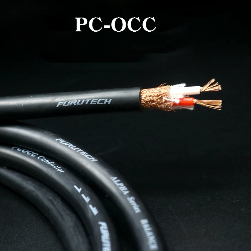 Oder 1,5 meter original Furukawa/Furutech μ-P 2,1 hohe qualität PCOCC 8mm Hallo-fi Interconnect kabel DIY beruf Audio groß Draht Image