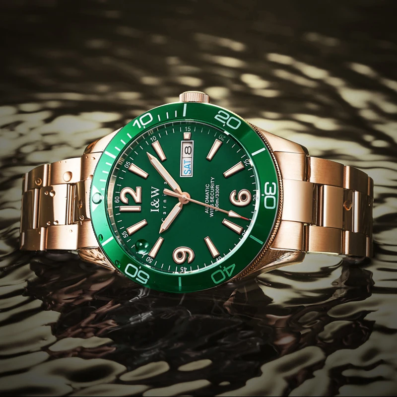 ICH & W Neue Japan NH36 Männer Automatische Uhren Sapphire 100m Wasserdicht männer Sport Armbanduhr Top Luxus Marke mechanische Uhr 2020 Image