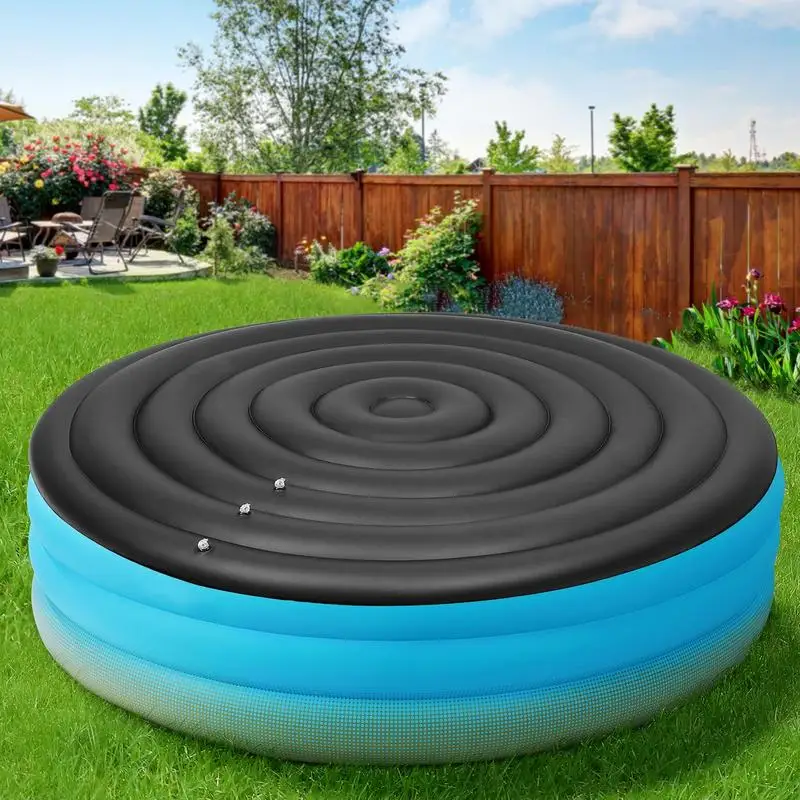 Runde Whirlpool-Abdeckung, Spa-Pool-Schutzdeckel, tragbar, rund, aufblasbare Whirlpool-Abdeckung, Ersatz für den Familiengarten im Hotel Image