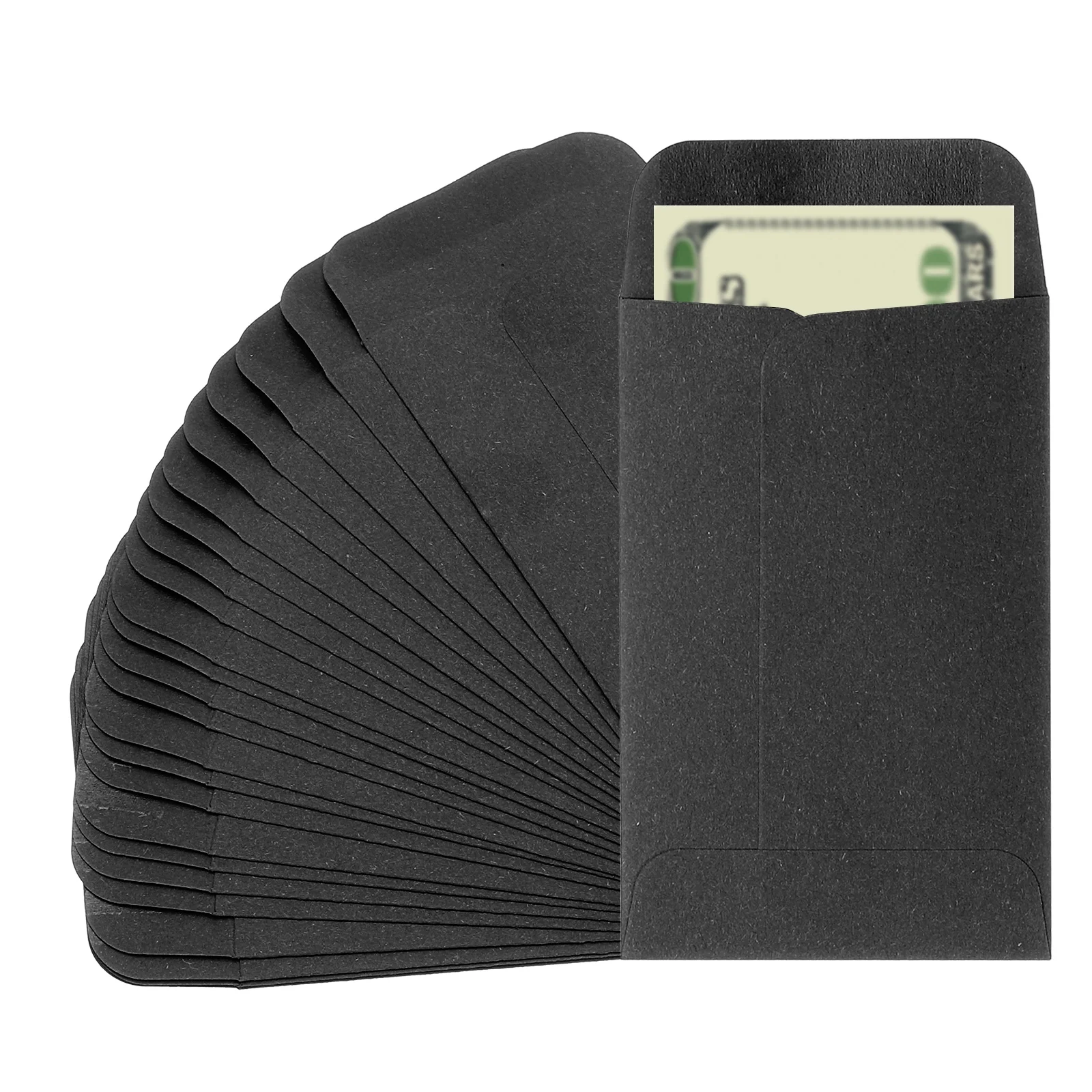 25 Stück 8,89 x 5,7 cm Geldumschläge Geldumschläge Geldhalter Taschen Budgetierung Sparen Herausforderung Brief Geschenkkarte Verpackung Umschläge Image