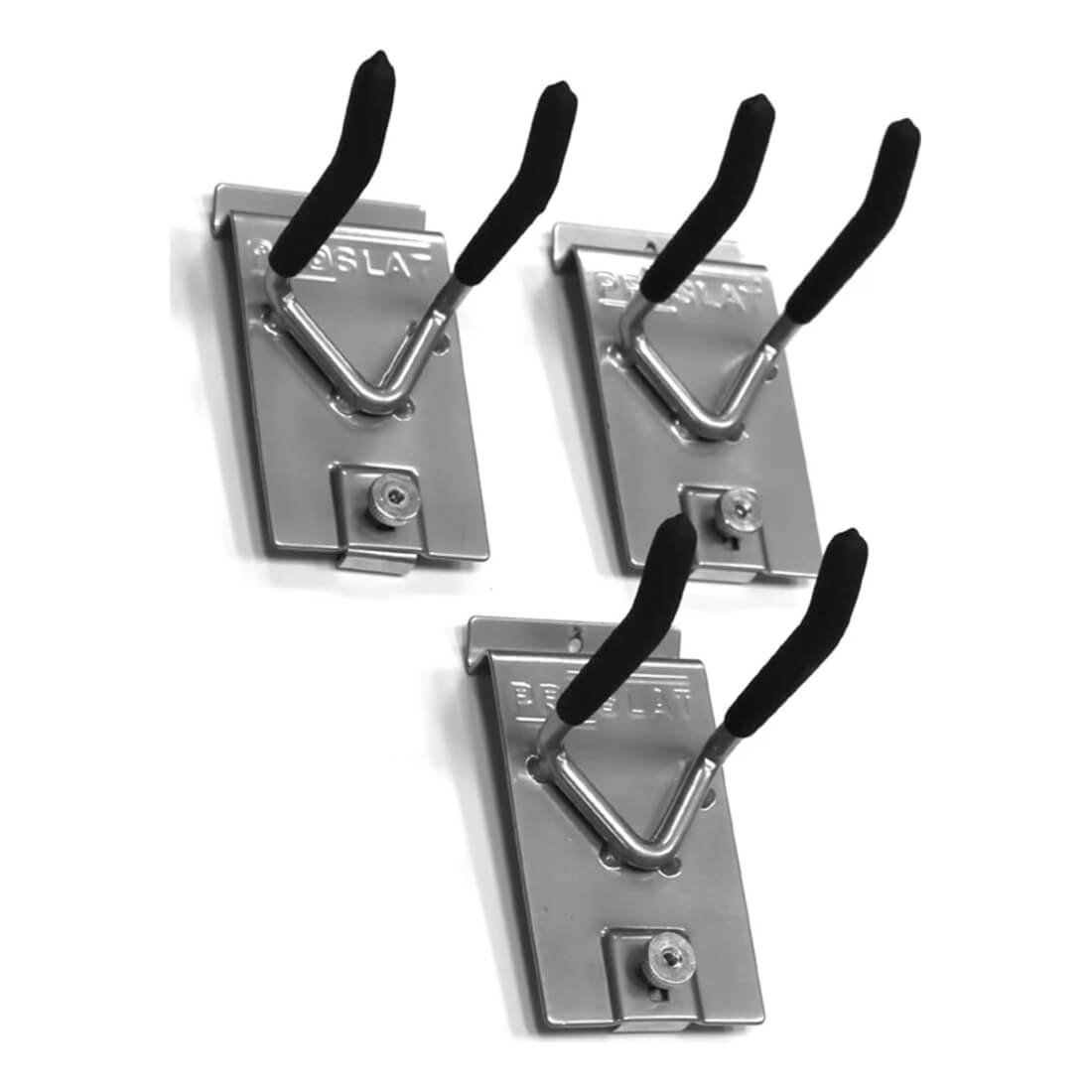 Proslat 4-Inch Double Hook (3-Pack)