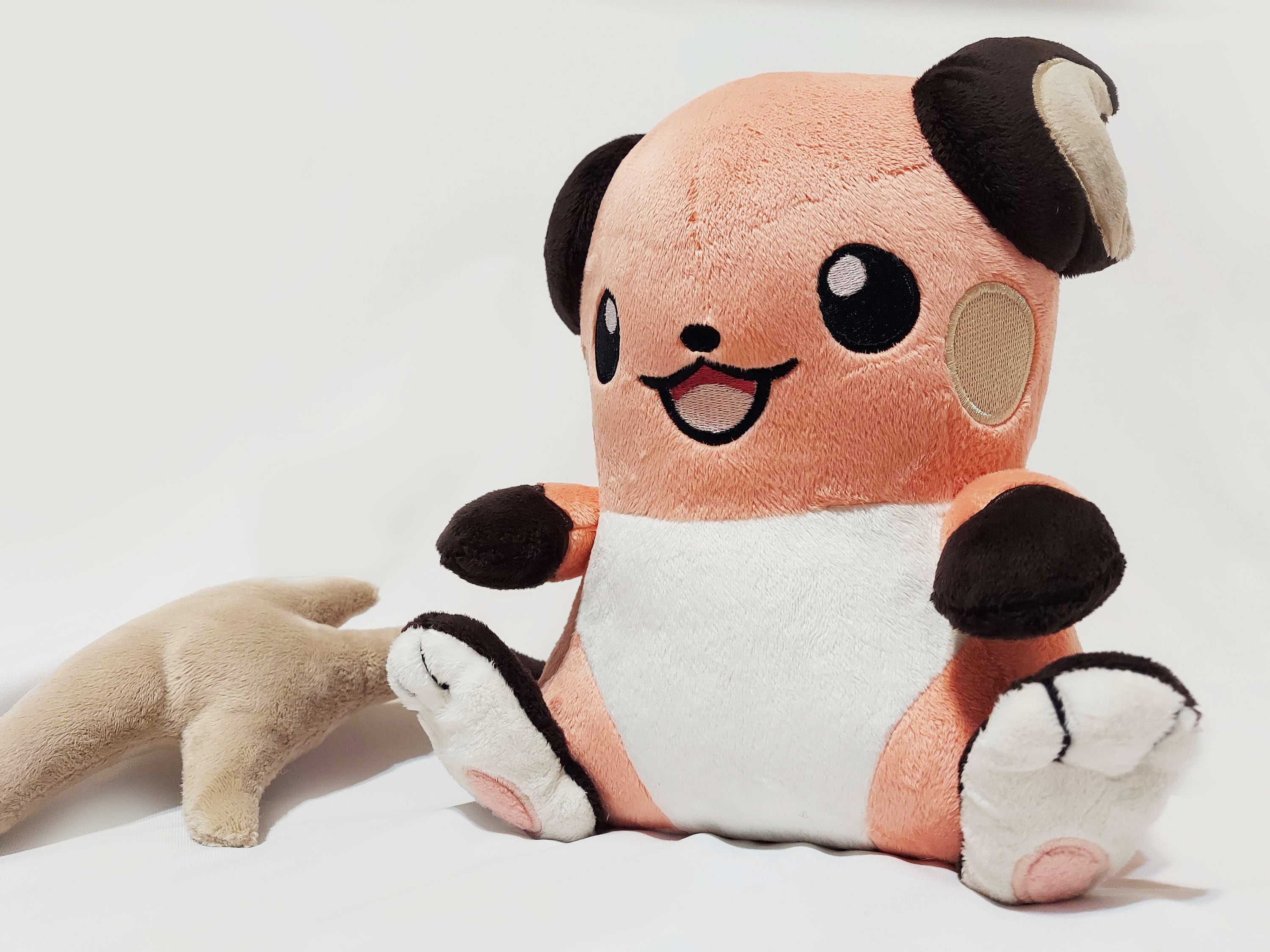 Peluche Pokemon Raichu Shiny - Peluche fatto a mano ispirato agli anime - Peluche kawaii da collezione per fan di Pikachu e giocatori