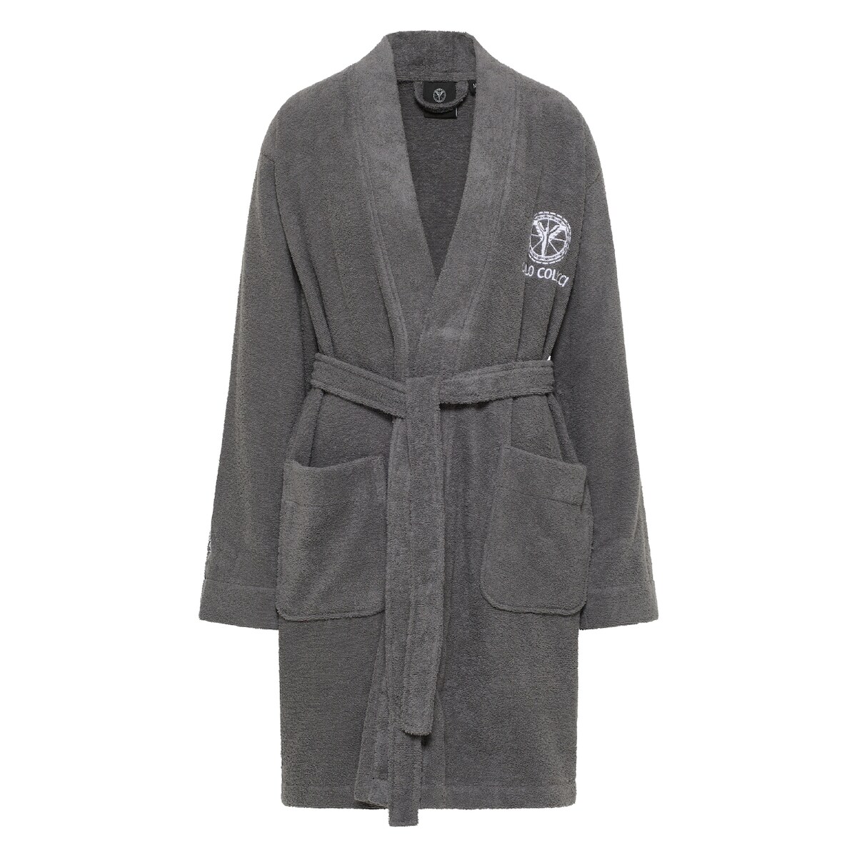 Carlo Colucci Bademantel Vito Damen - S - Anthrazit Image