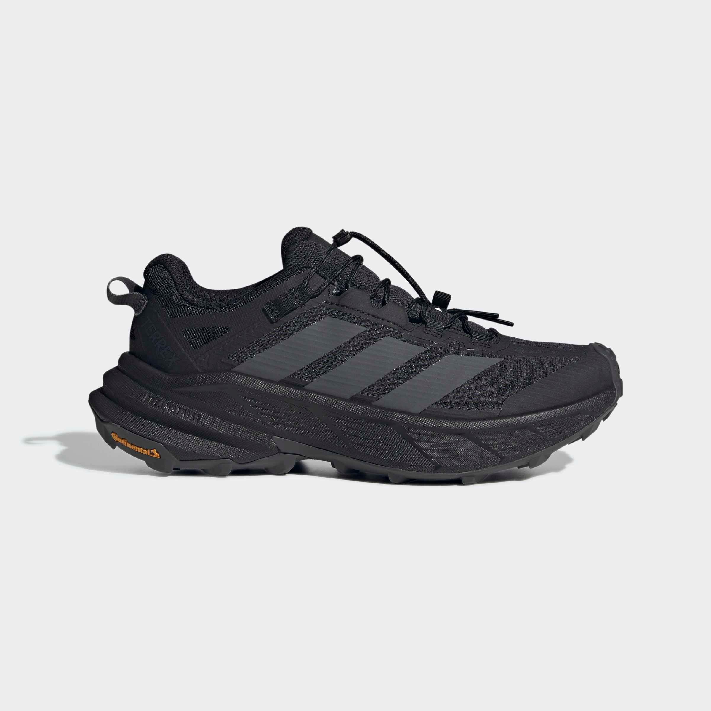 Wanderschuh ADIDAS TERREX "TERREX FREEHIKER SL GORE-TEX", Damen, Gr. 44, core schwarz, grau six, grau six, Textil, Schuhe Wanderschuh
