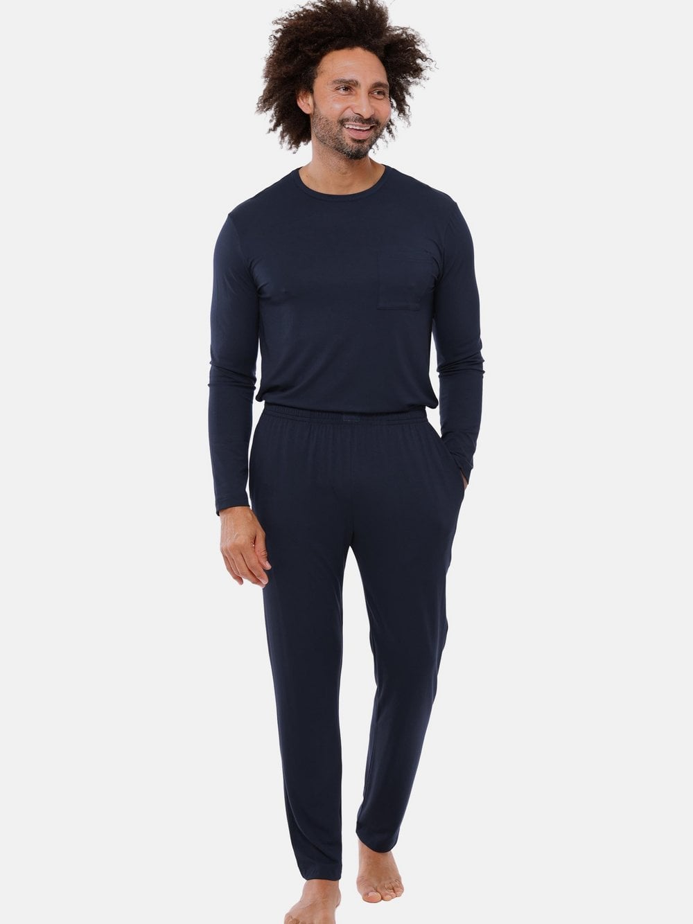 Mey Schlafanzug Herren denim, L Image