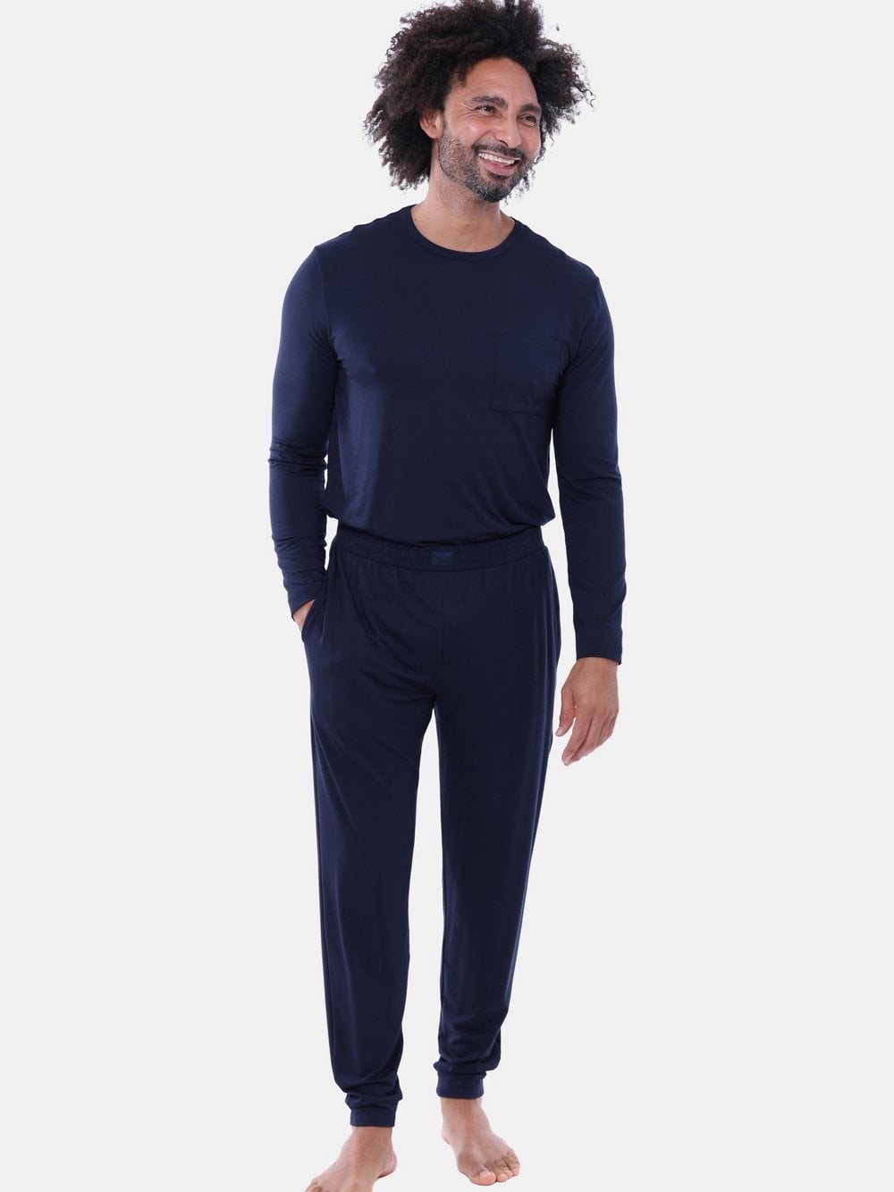 Mey Schlafanzug Herren denim, M Image