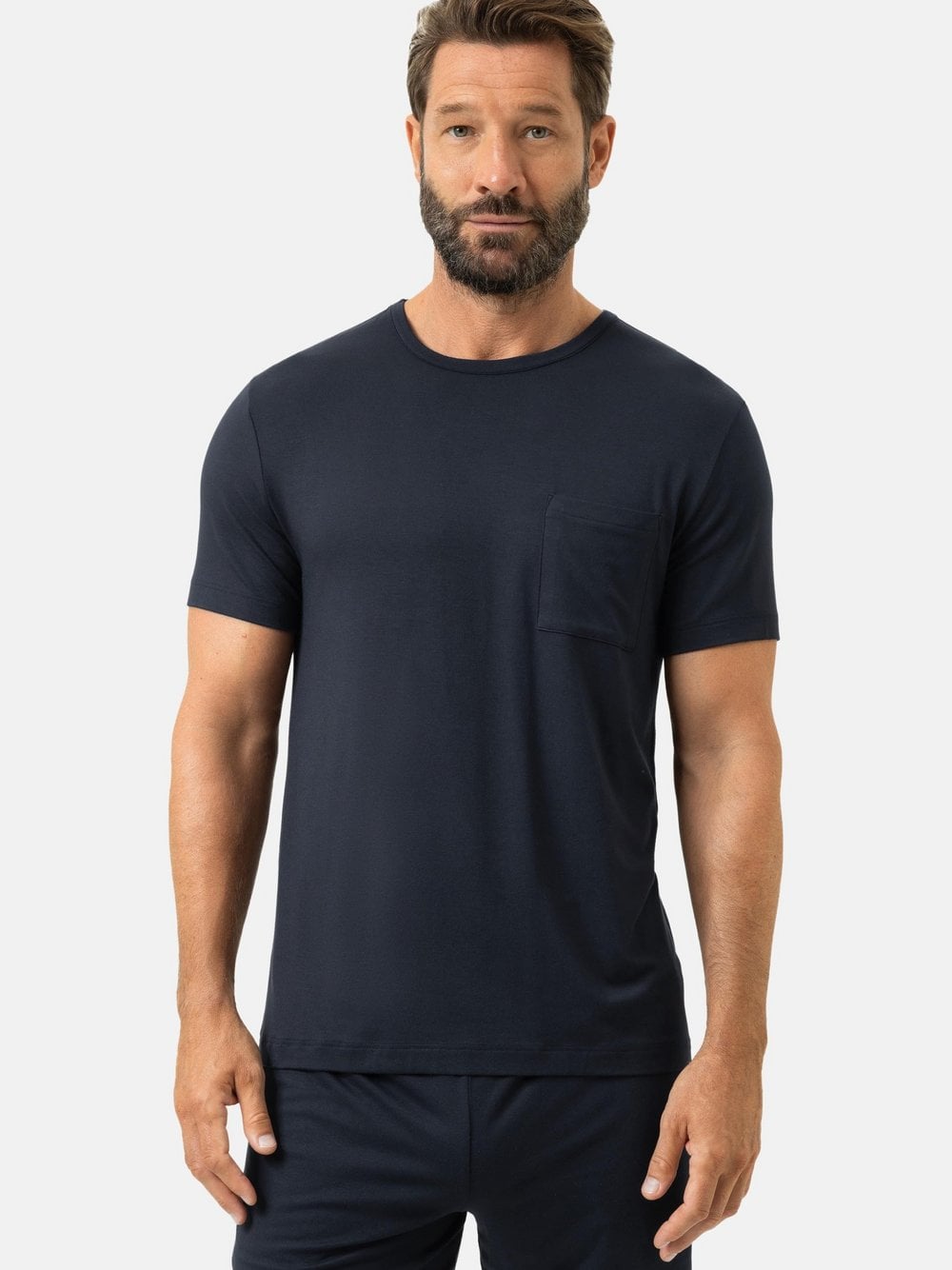 Mey Schlafanzug Oberteil Herren denim, S Image