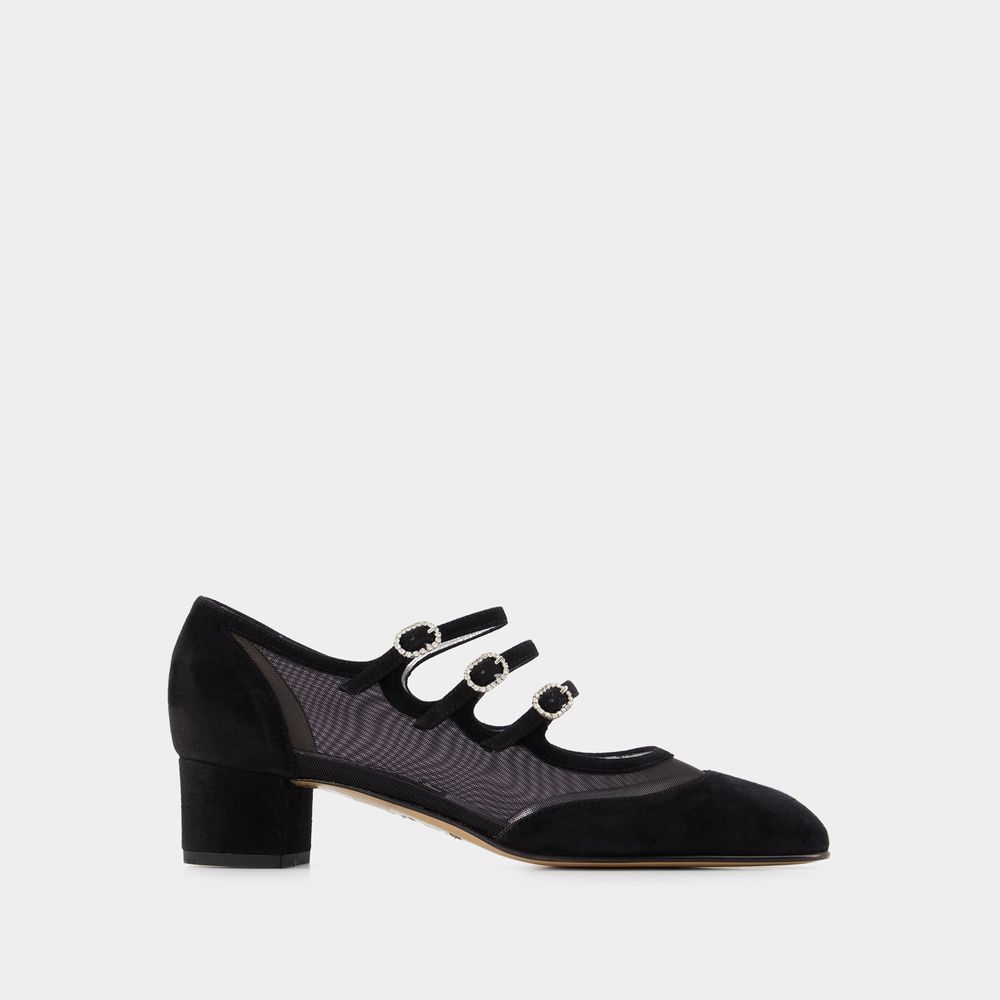 Kinight-331763 Pumps - Carel - Black - Leather